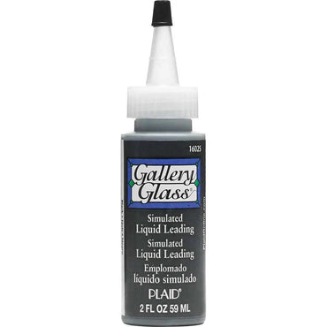 Gallery Glass Liquid Lead 59ml for Creating Outlines on Glass The Stationers